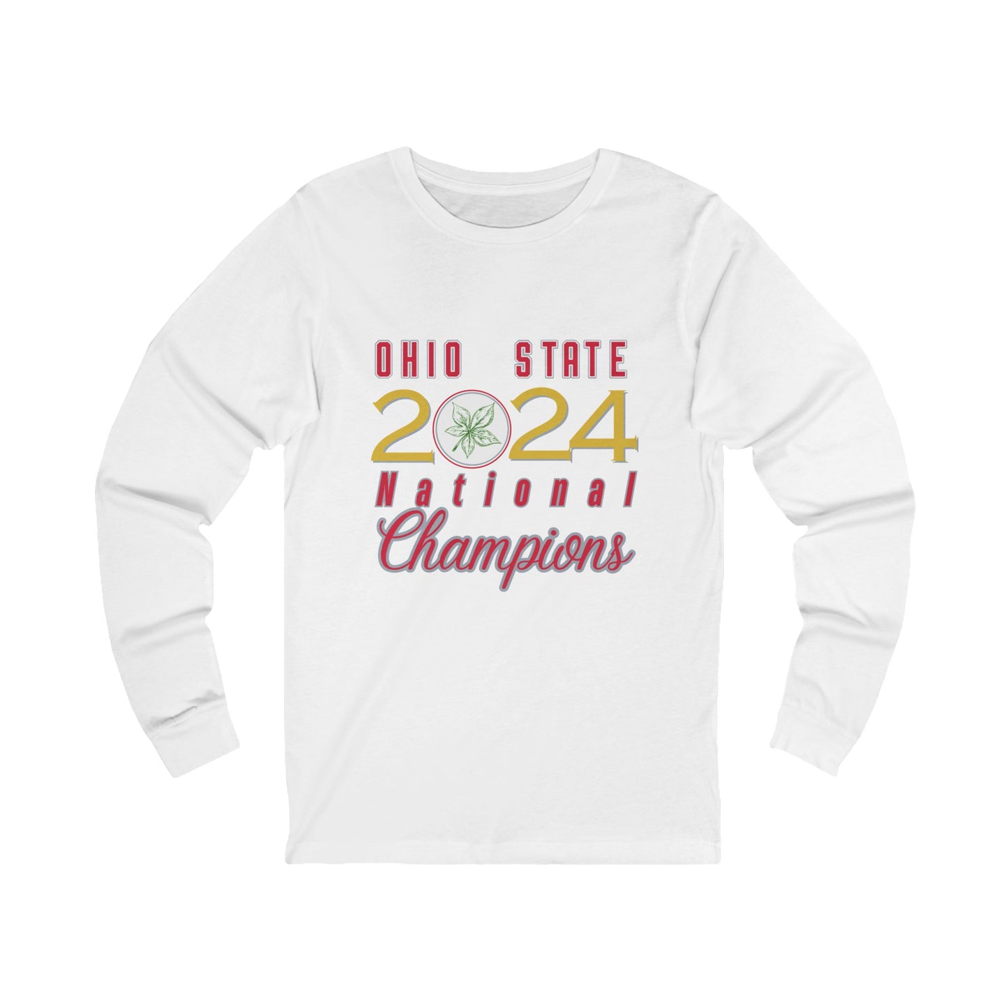 Ohio State 2024 National Champions Long Sleeve Tee – Wear the Victory