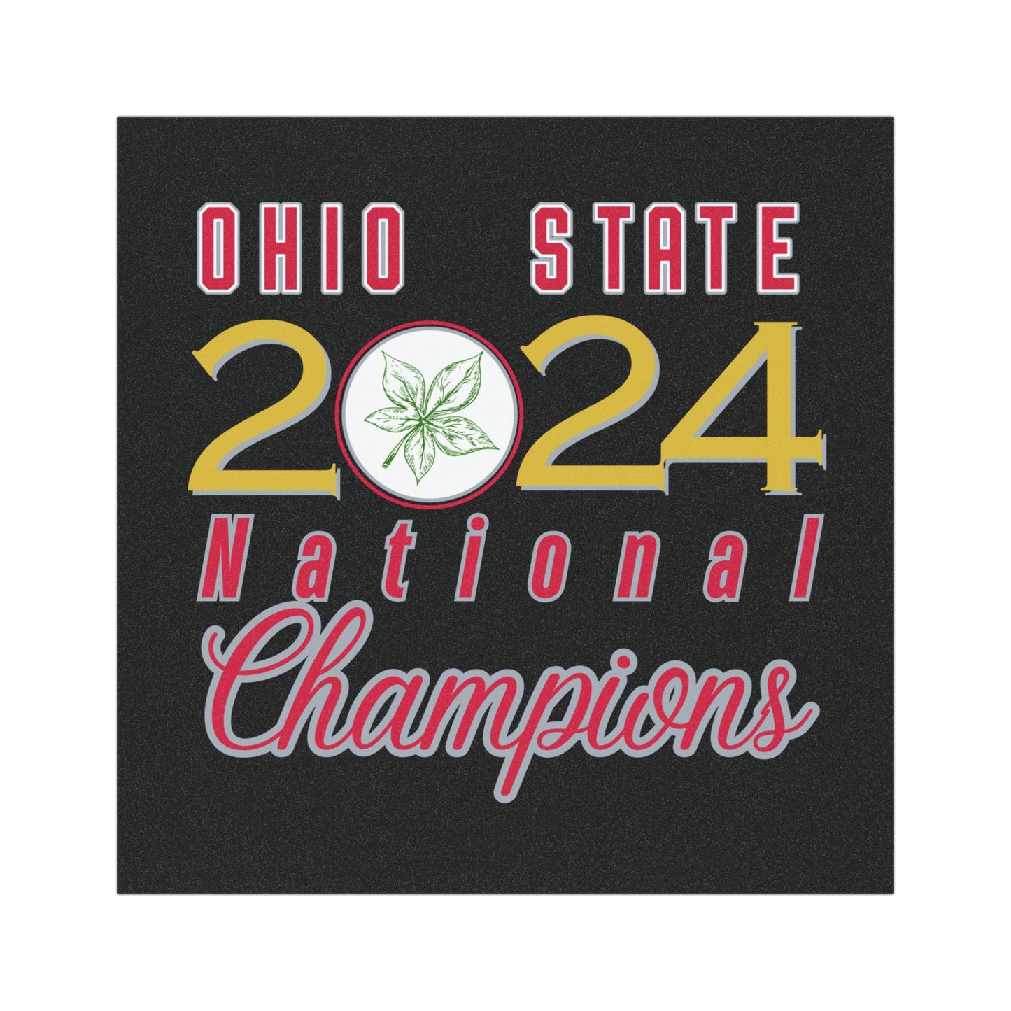 Ohio State 2024 National Champions Car Magnet