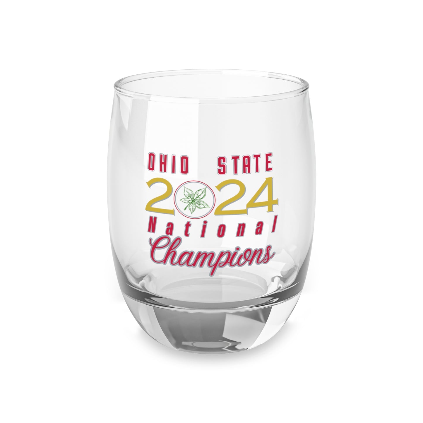 Ohio State 2024 National Champions Whiskey Glass – Raise a Toast to Victory