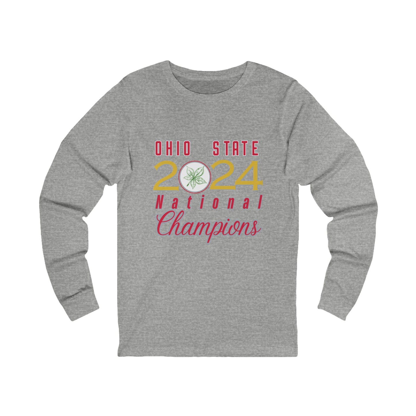 Ohio State 2024 National Champions Long Sleeve Tee – Wear the Victory