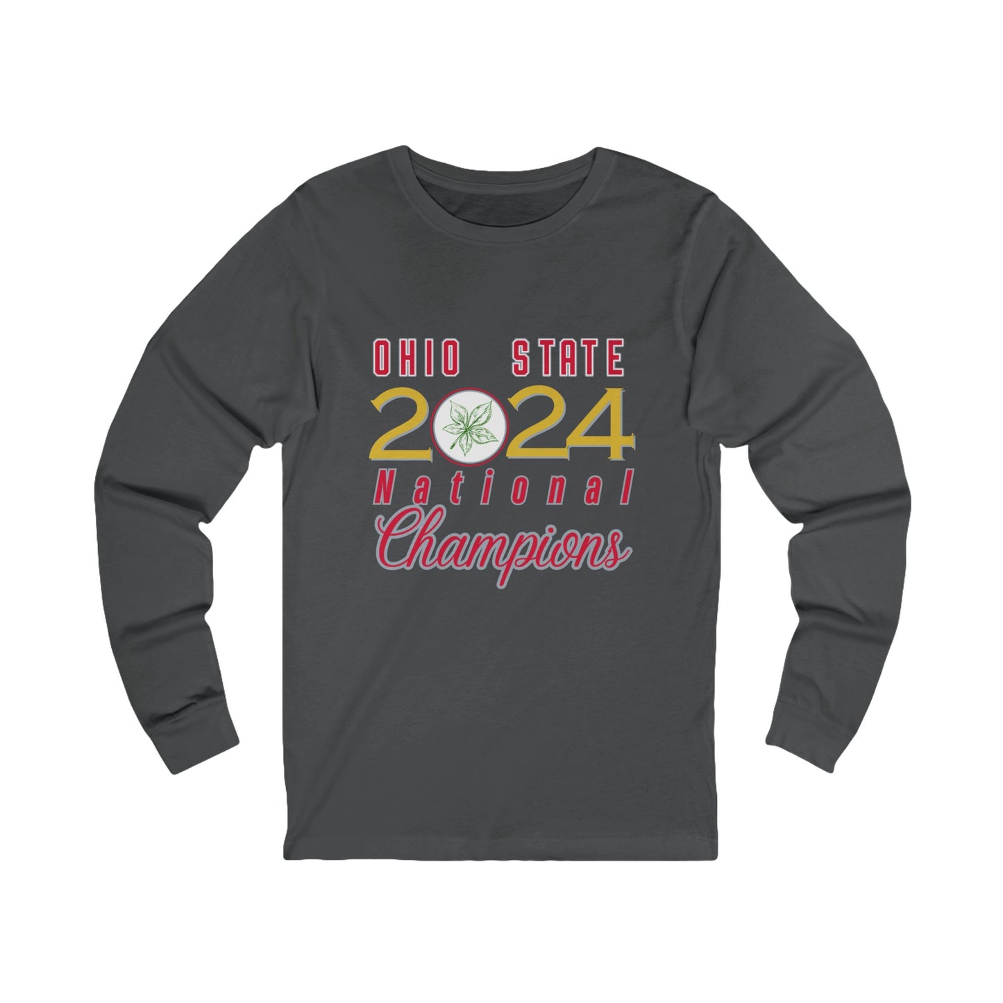 Ohio State 2024 National Champions Long Sleeve Tee – Wear the Victory